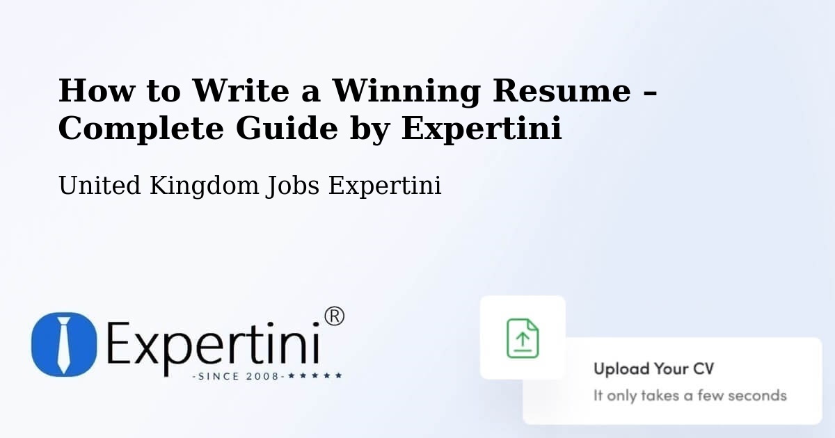 Resume Writing Guide for Job Seekers – Ware - Ware, United Kingdom Jobs Expertini